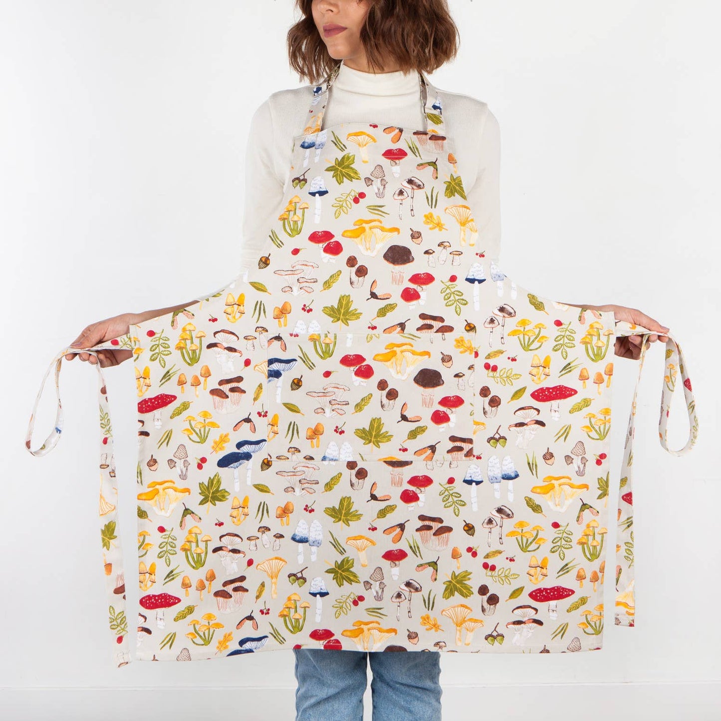 Now Designs by Danica - Field Mushrooms Chef Apron