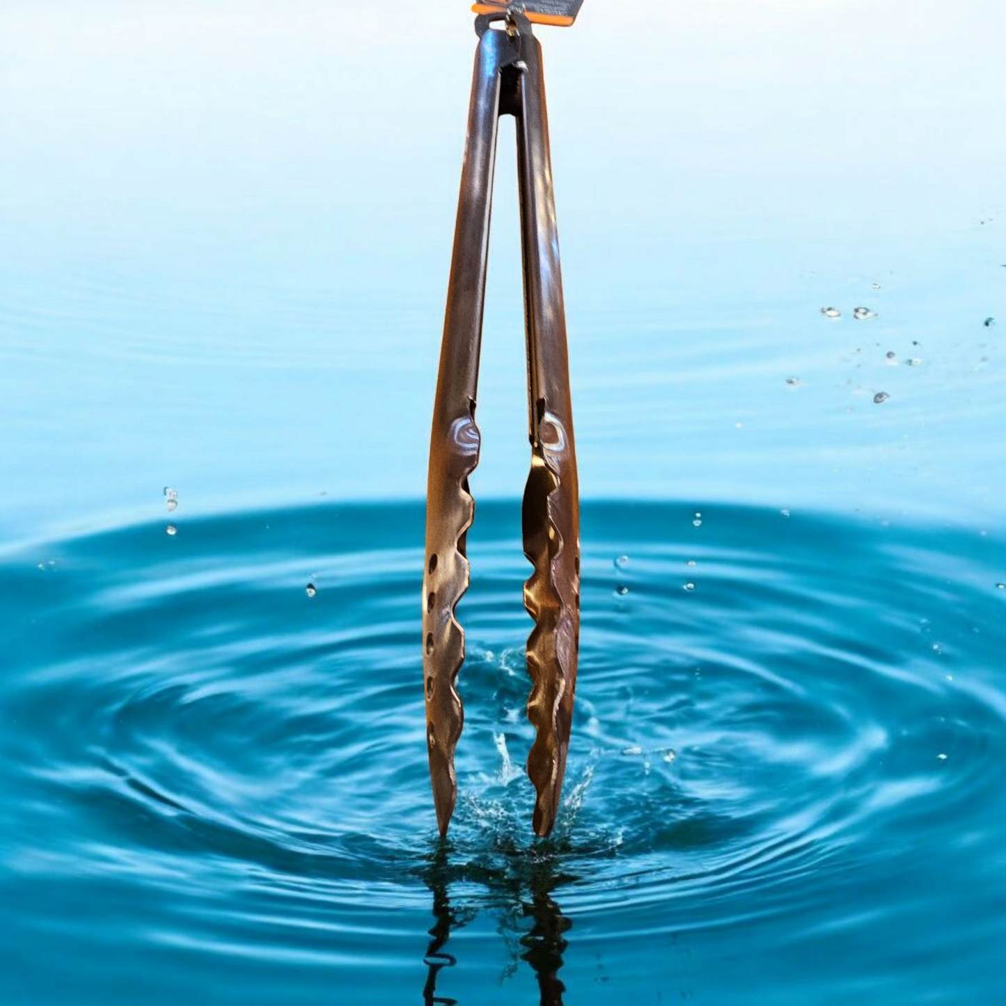 Stainless Steel-Copper Grillng Tongs