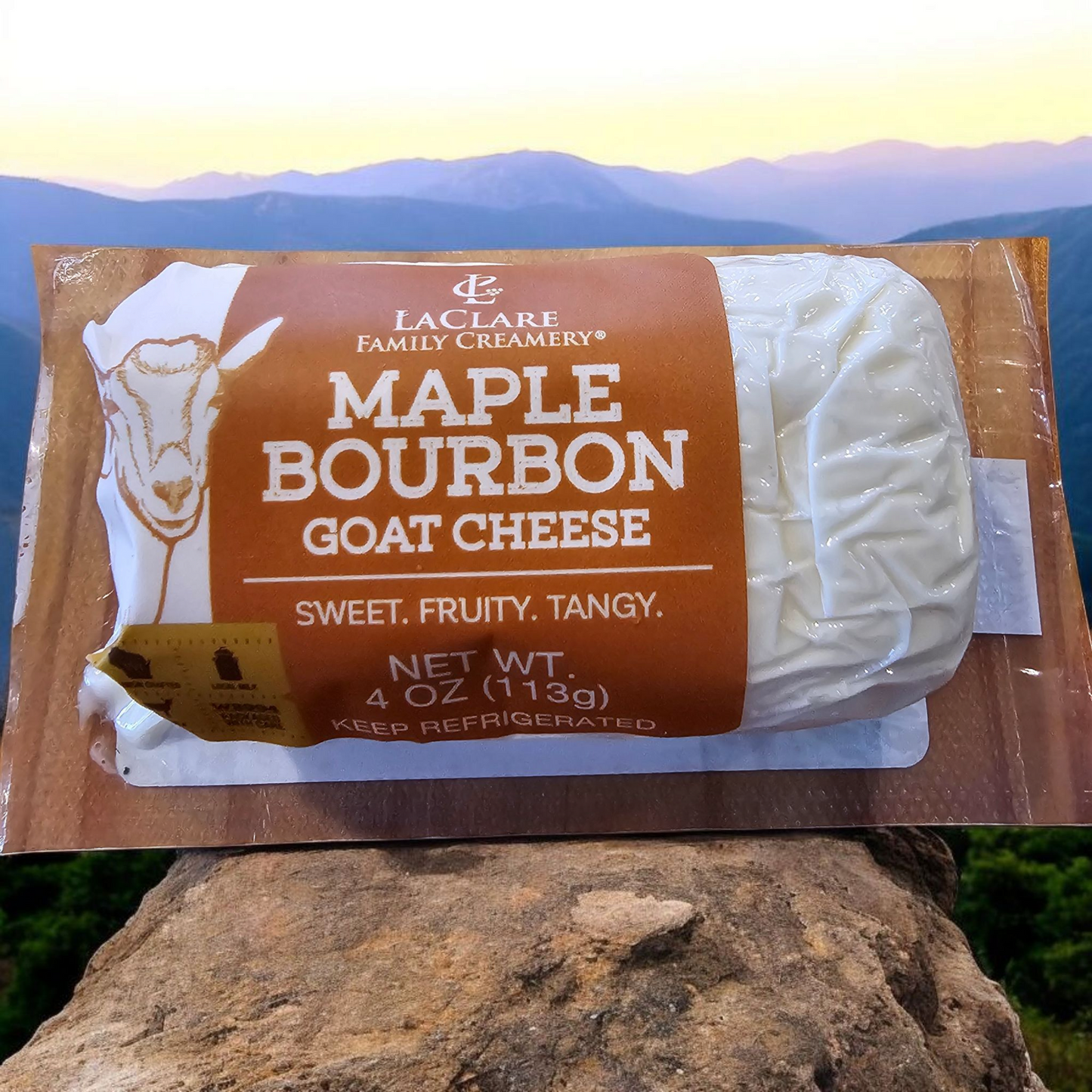 Maple Bourbon Goat Cheese
