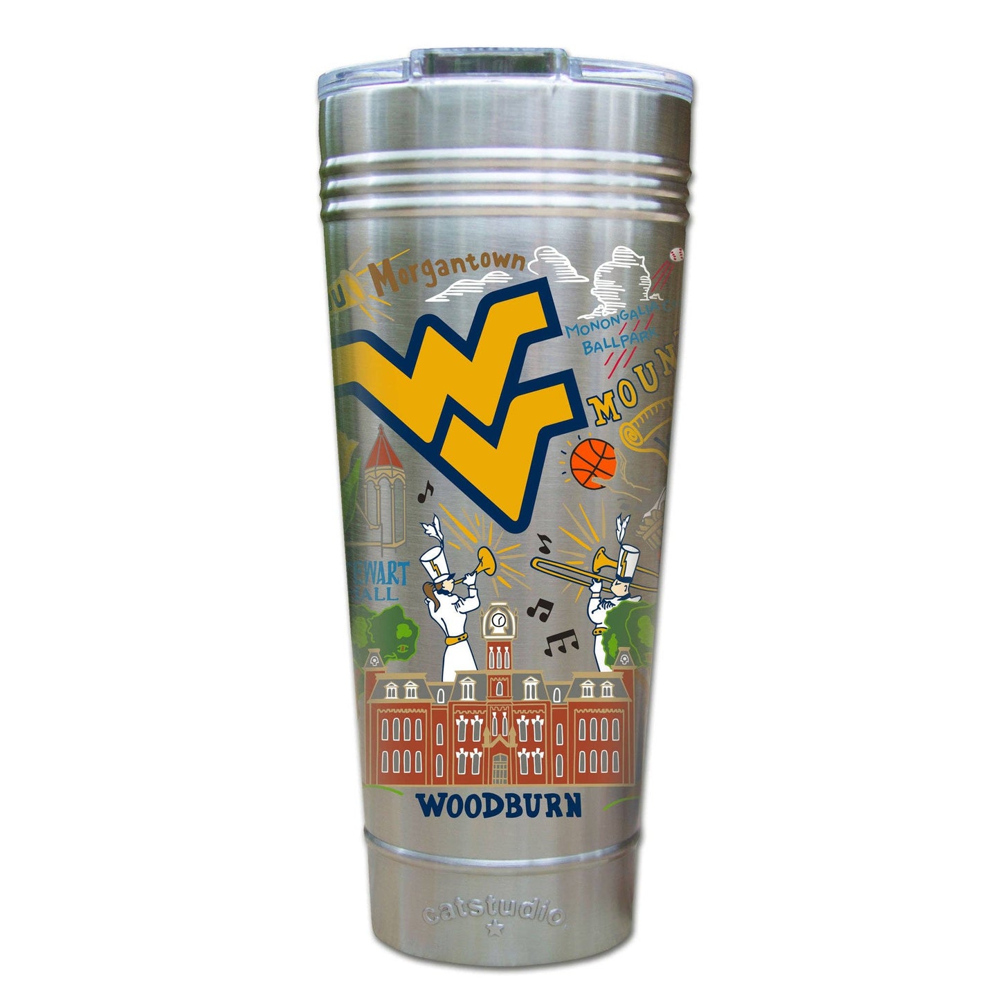 West Virginia University Collegiate Thermal Tumbler