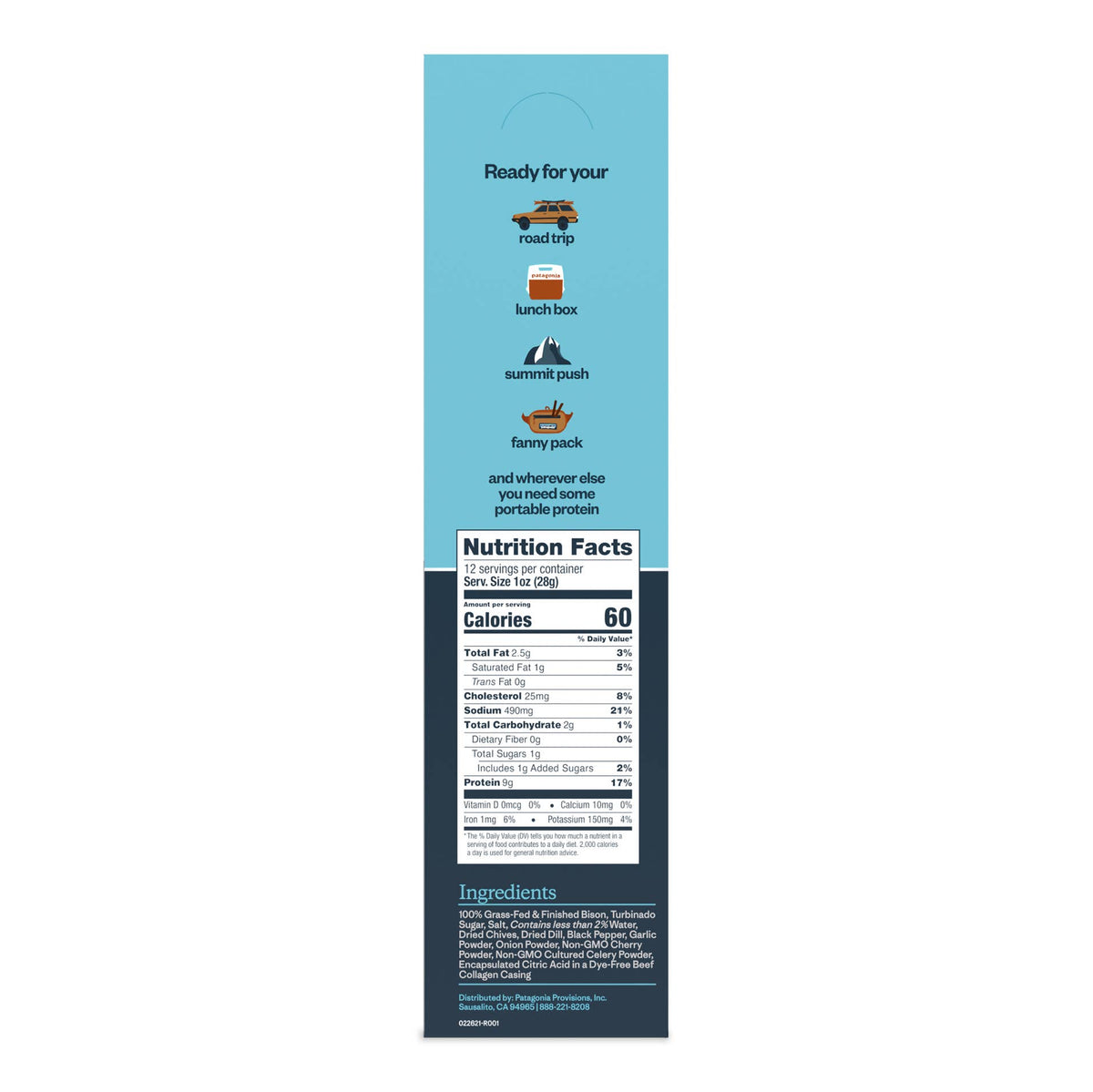 Patagonia Provisions - Bison Sticks - Ranch -
