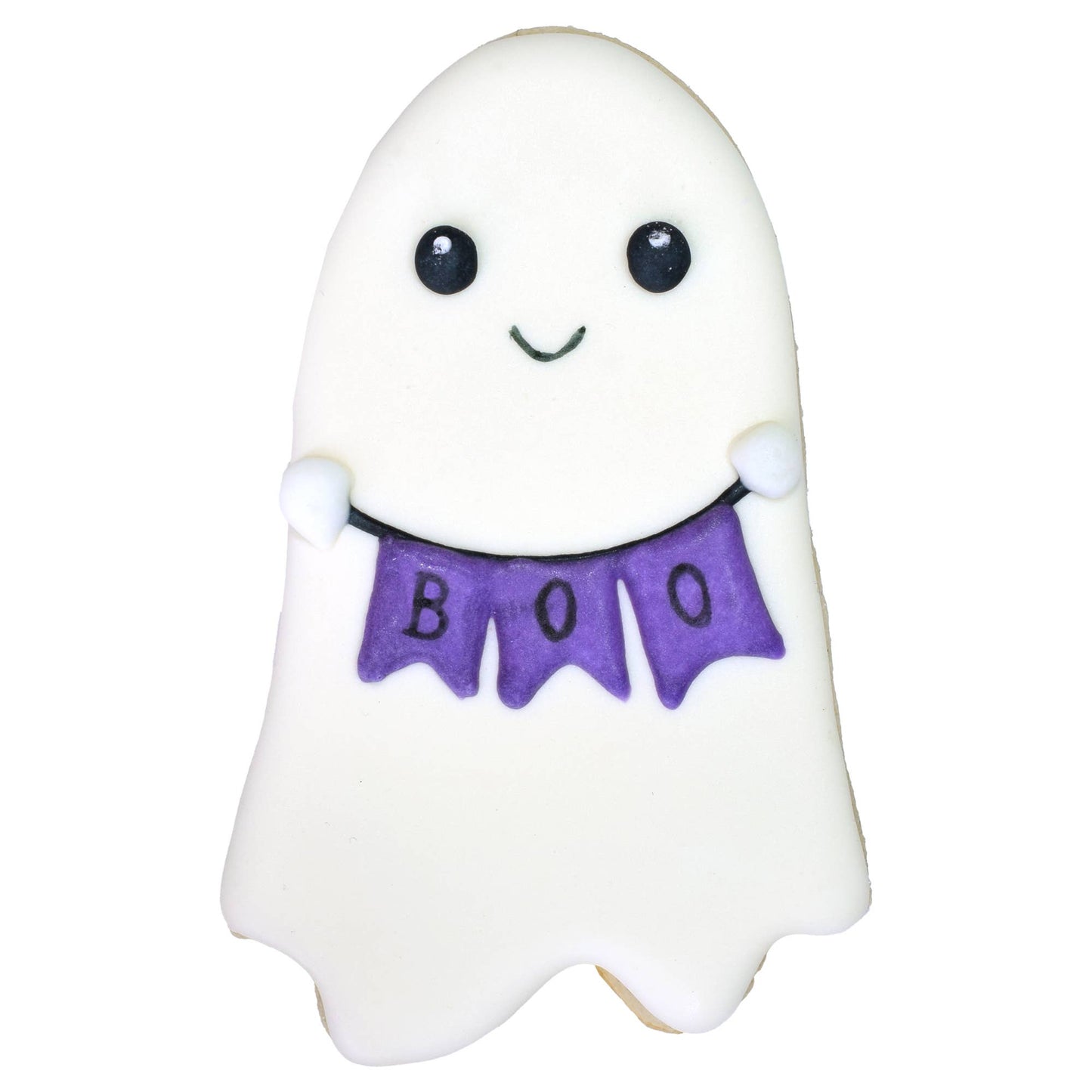 R&M International - Ghost Cookie Cutter (White, 3.5")