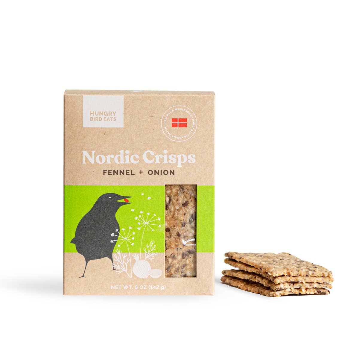 Hungry Bird Nordic Crisps Fennel + Onion