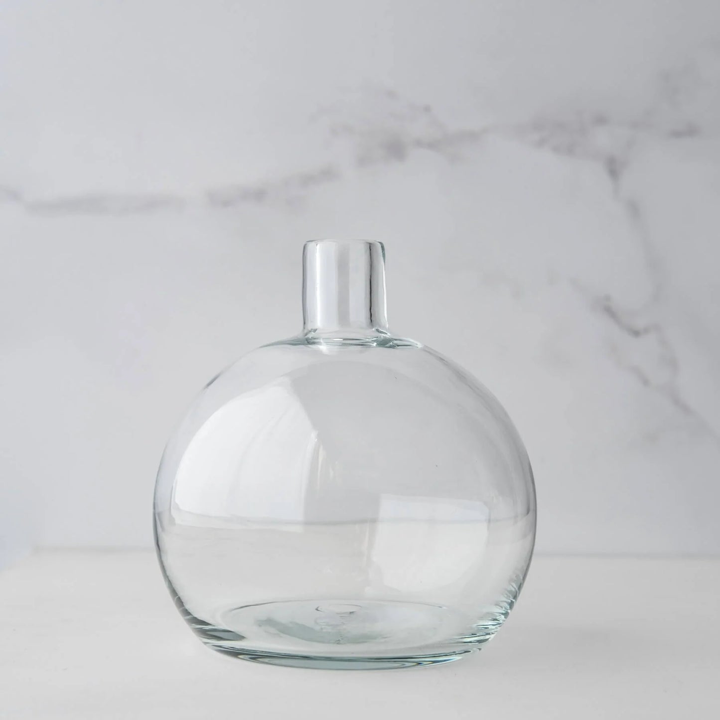 Blenko Crystal Ball Bud Vase