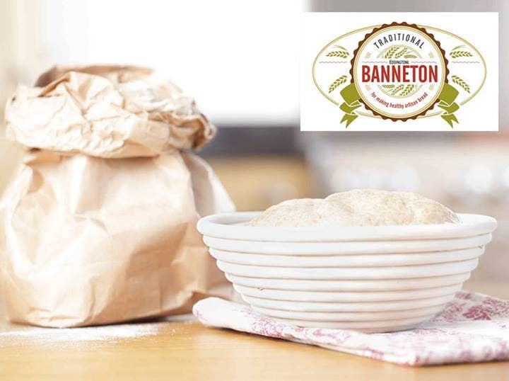 BANNETON EDDINGTONS Round Angled Basket Ø10x3"