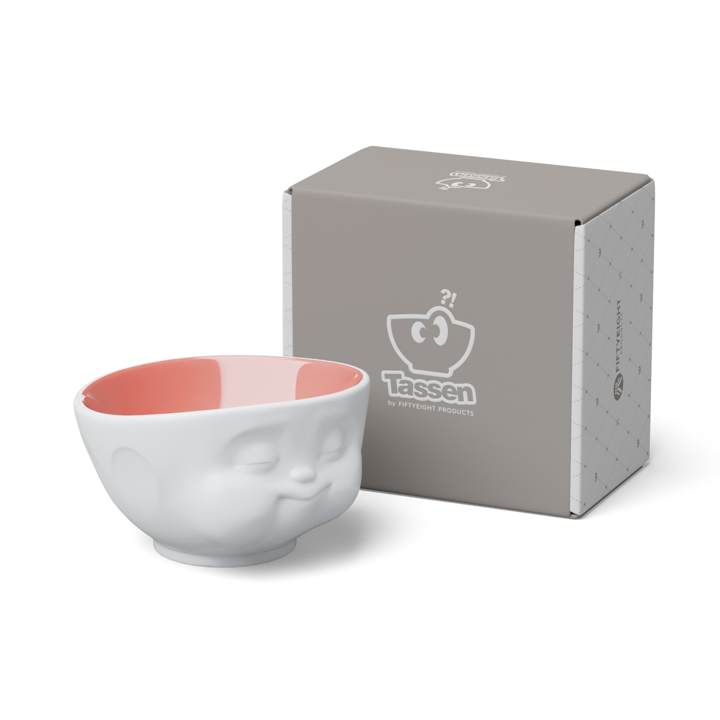 16 Oz. Bowl, Munching Face, Peach Color Inside
