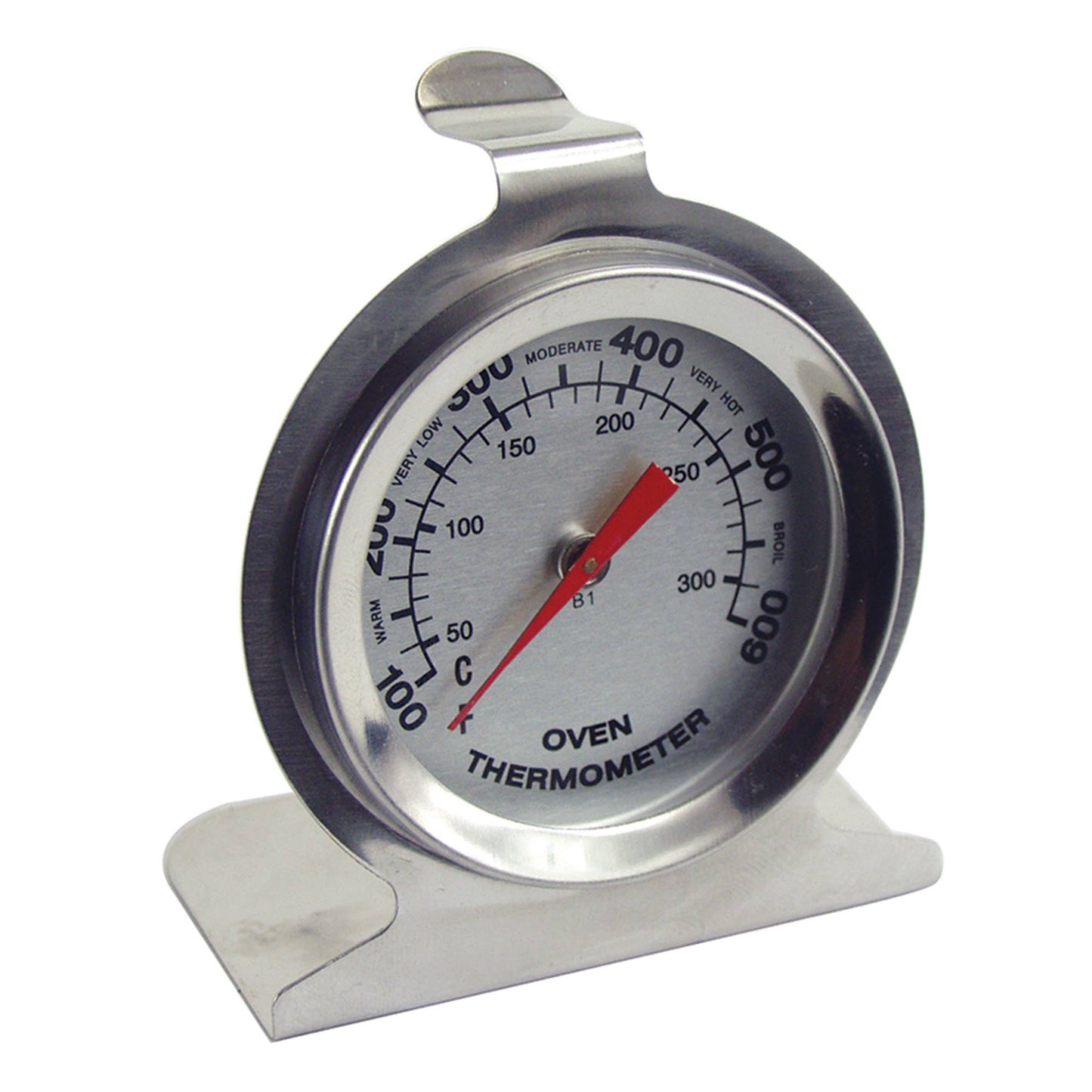 Fox Run Oven Thermometer, Large Dial, 1.5" x 2.5" x 3"