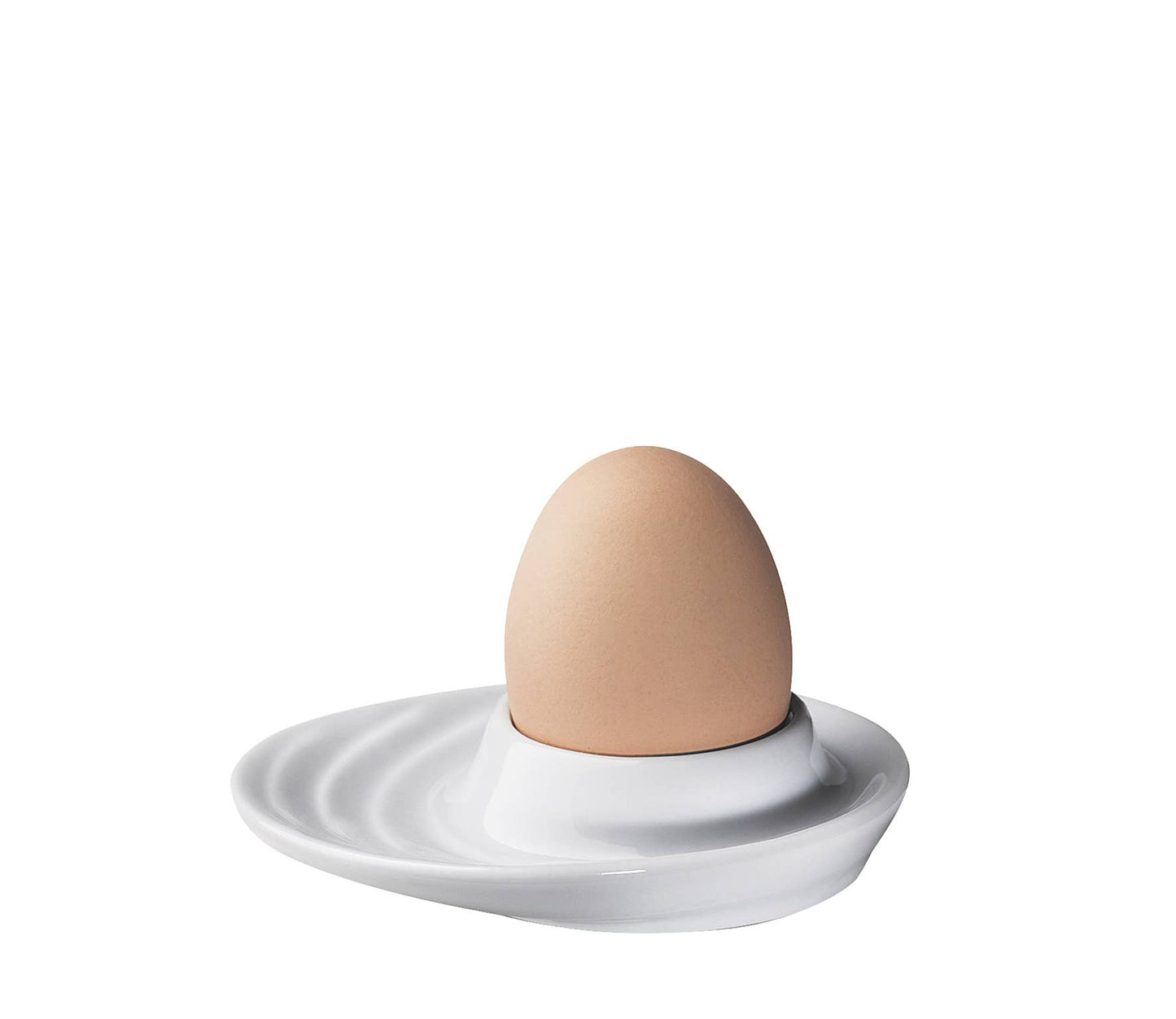 Frieling USA - White Porcelain Egg Cup Set, Oval Base, 2 Pcs.