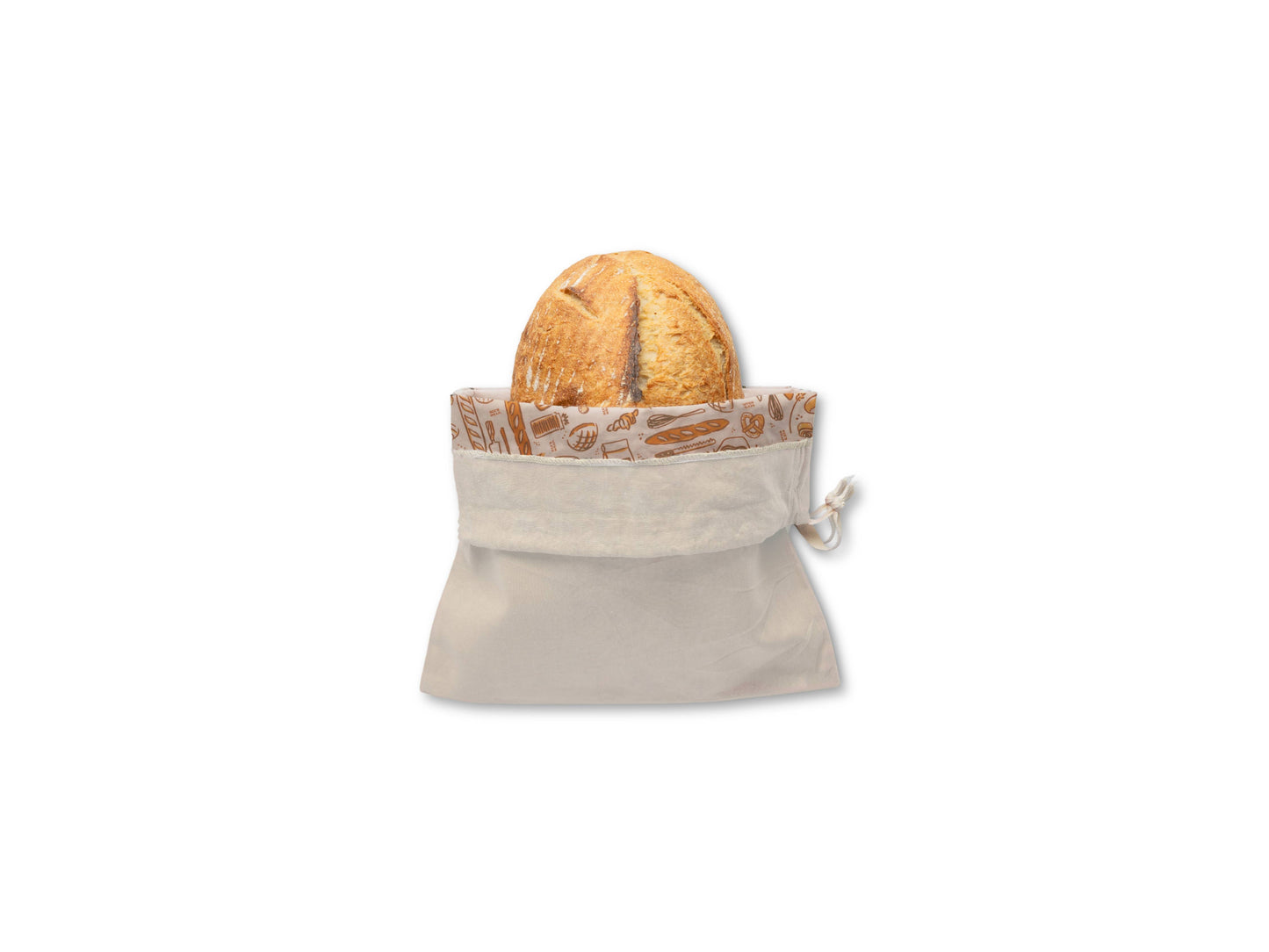 Bee's Wrap - Bees Wrap Reusable Beeswax Lined Artisan Bread Bag - Natural