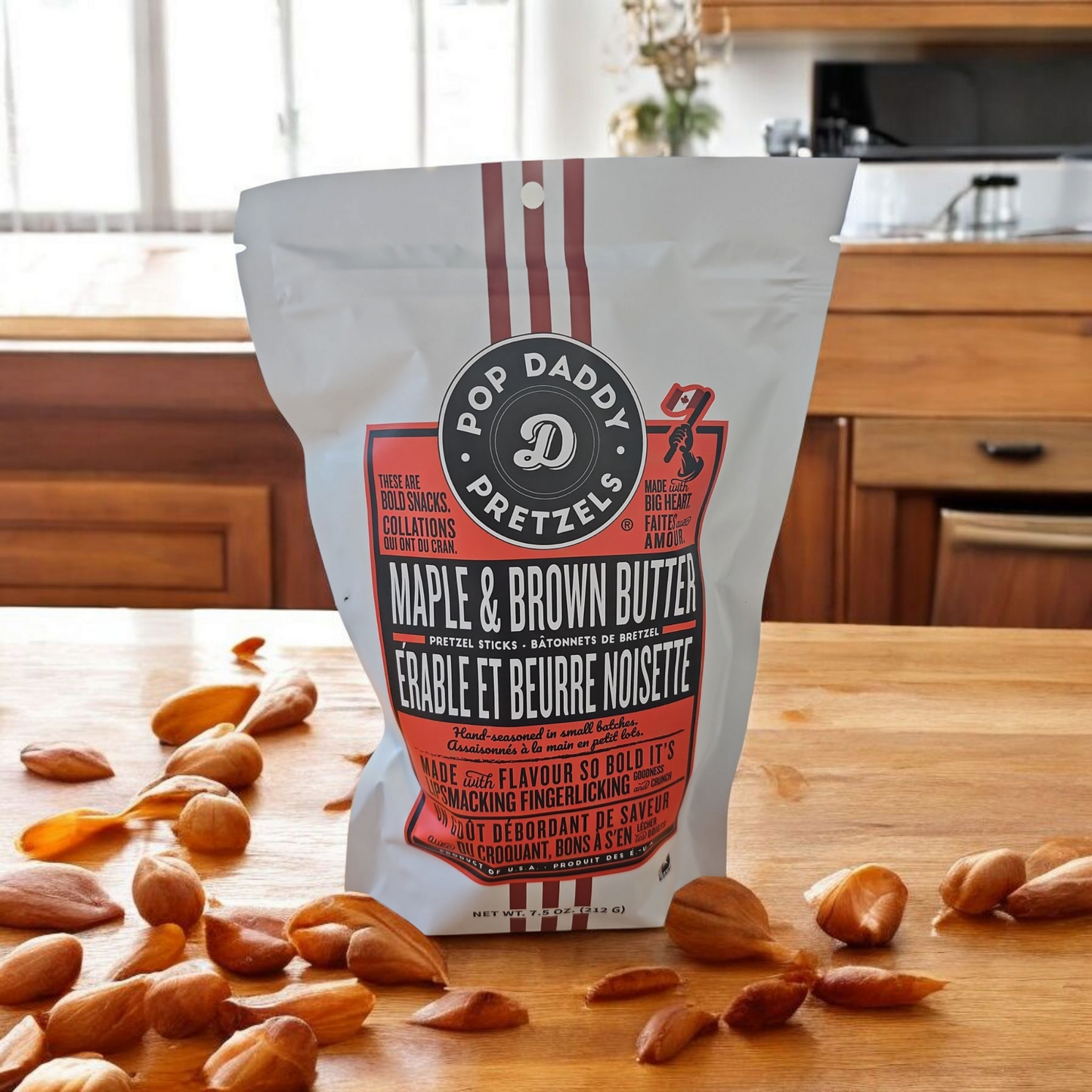 Pop Daddy Maple and Brown Butter Pretzel Sticks