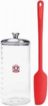 King Arthur Baking Petite Crock and Spatula