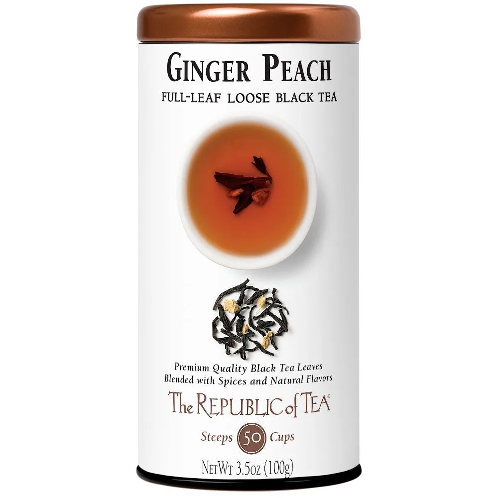 The Republic of Tea Ginger Peach Tin