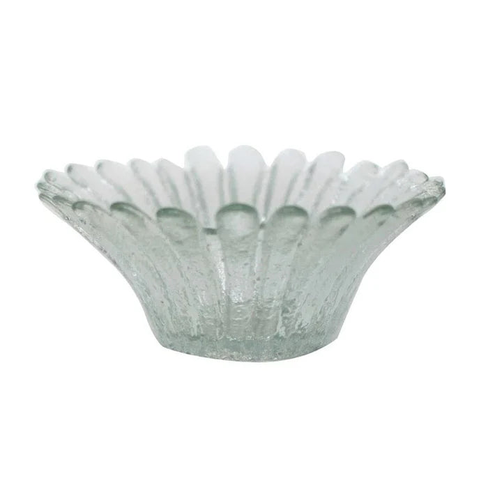 Blenko Small Crystal Daisy Bowl