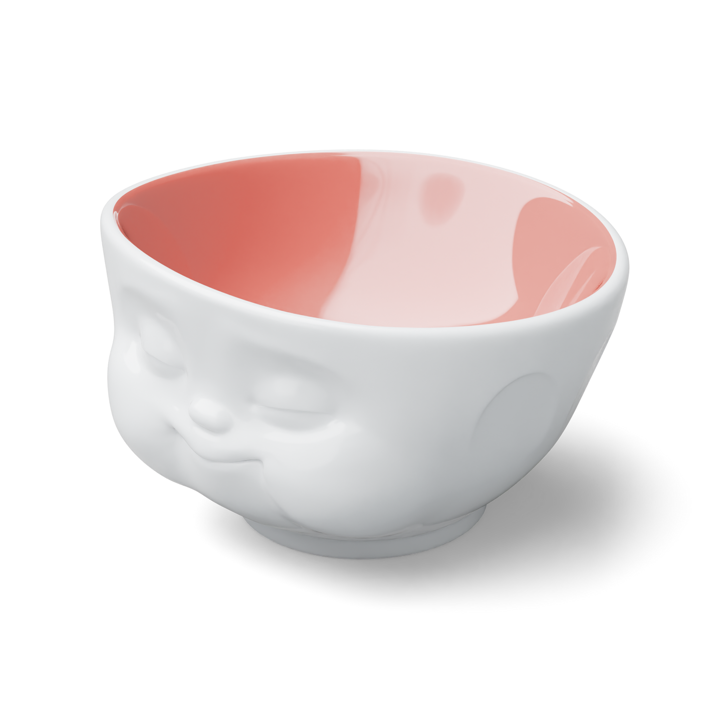 16 Oz. Bowl, Munching Face, Peach Color Inside