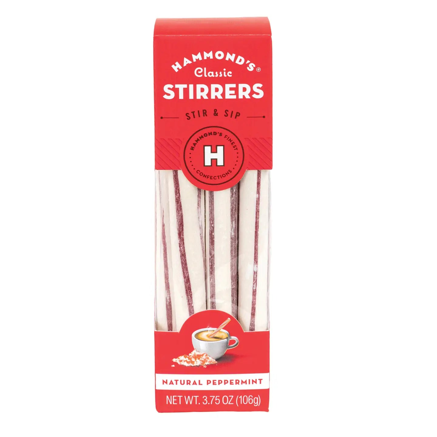 Natural Peppermint Cocoa Stirrers