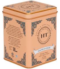 Harney & Sons Classic Tin Peaches & Ginger Sachets in Tin 20 Ct