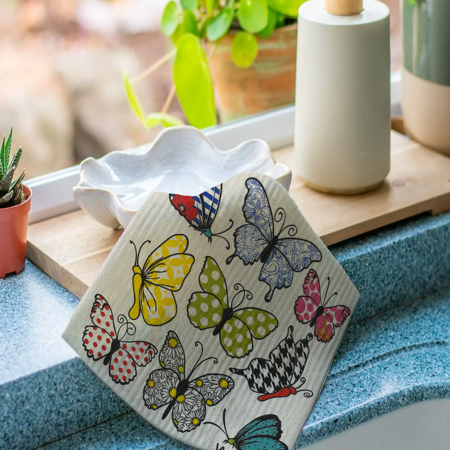 Wet-it! - Lively Butterflies Swedish Cloth
