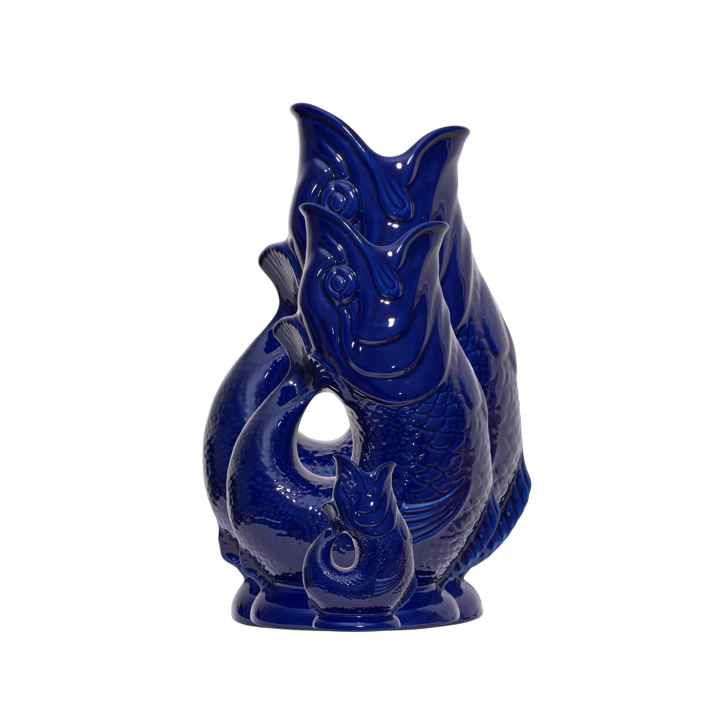 The Original Gluggle Jug Factory - Cobalt Blue Gluggle Jug