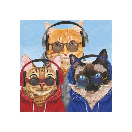 PPD Chillin Cats Napkins
