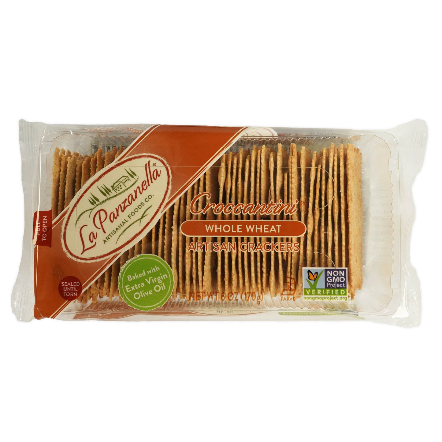 La Panzanella Whole Wheat Croccantini, 6 oz.