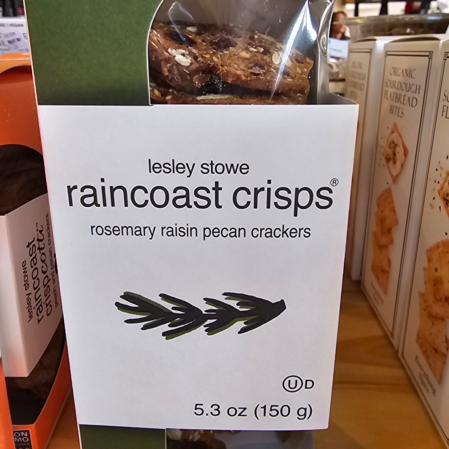 Raincoast Crisps Rosemary Raisin Pecan