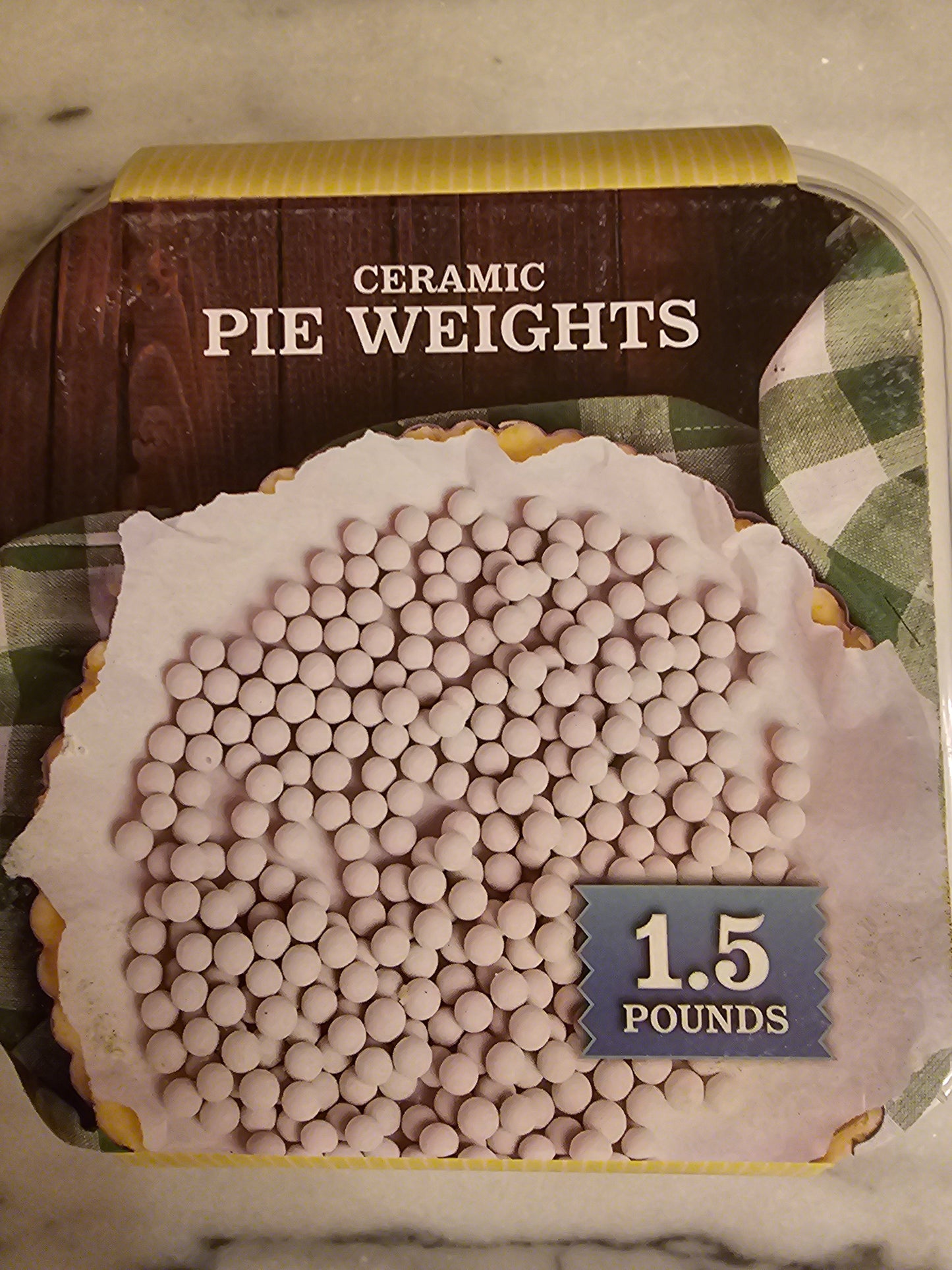 Ceramic Pie Weights 1.5 lbs.