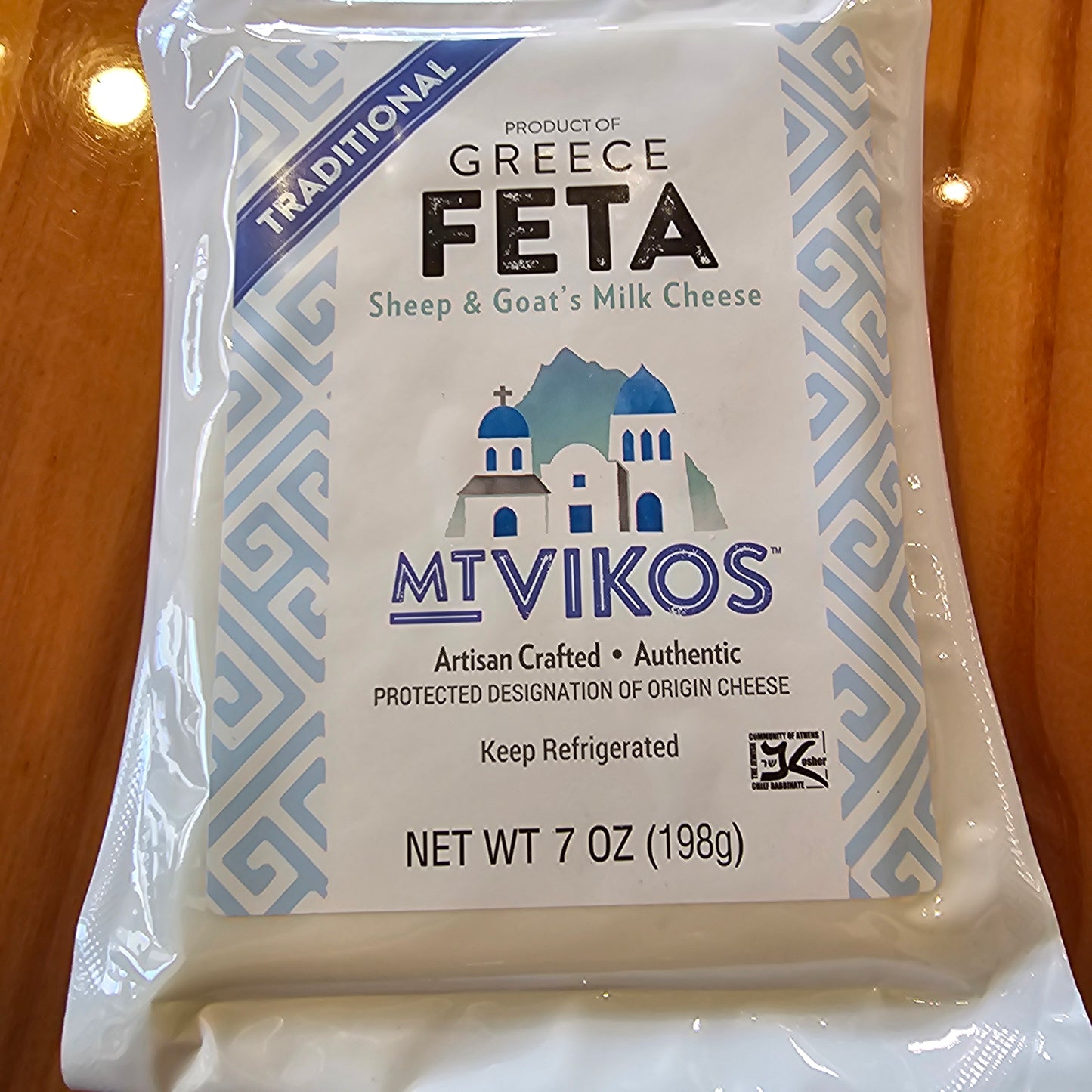 Mt Vikos Sheep & Goat Mil Feta 7 oz