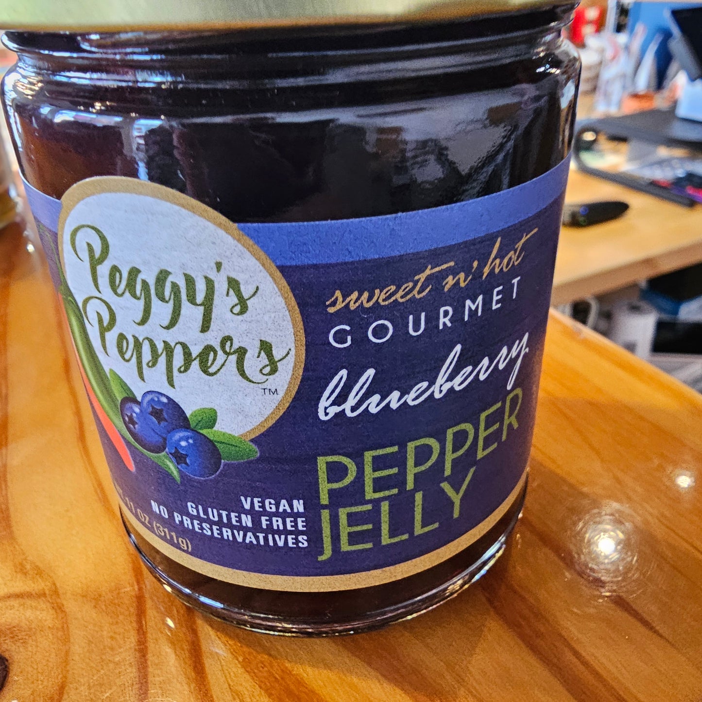 Peggy's Blueberry Pepper Jelly