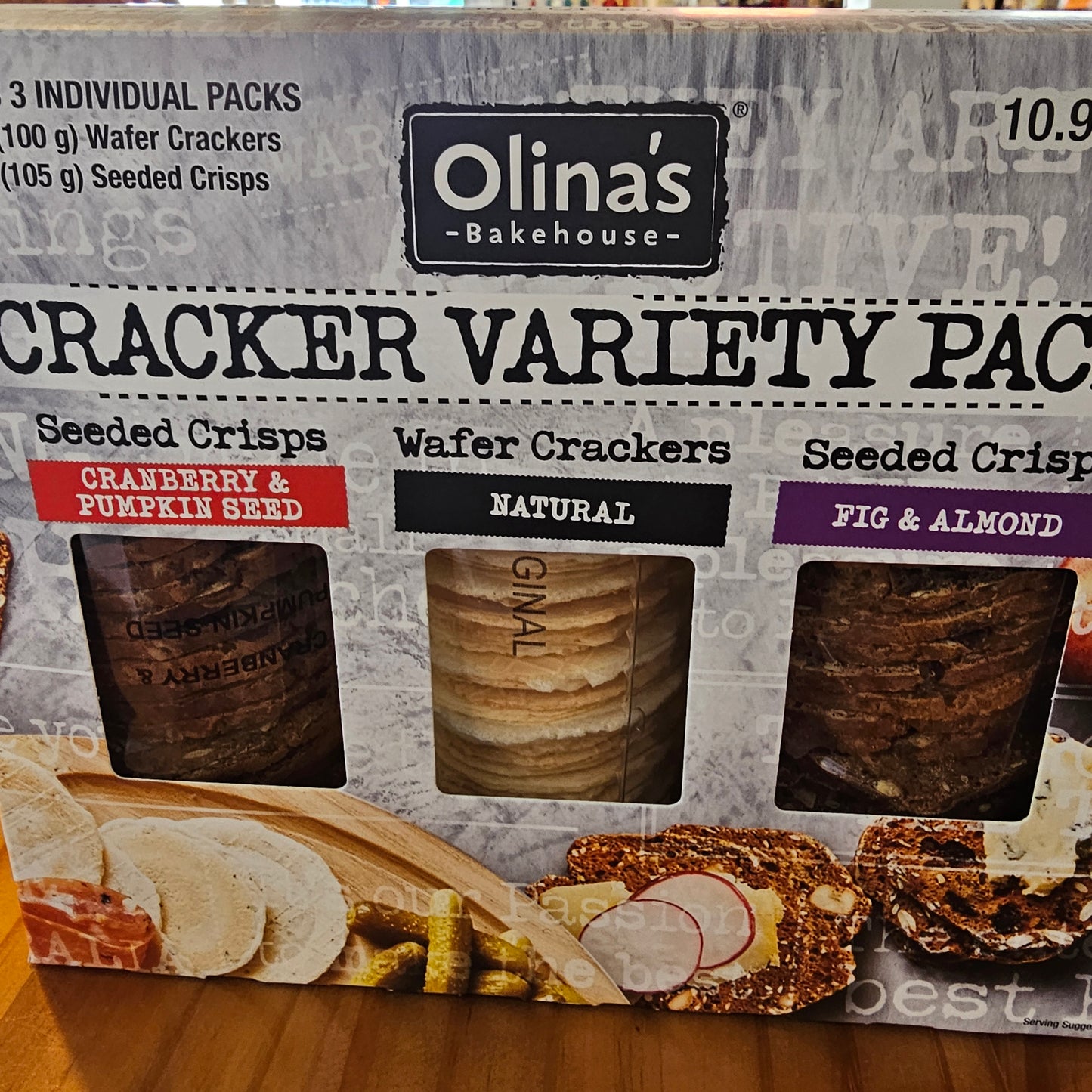 Olina's Crackers Variety Pack