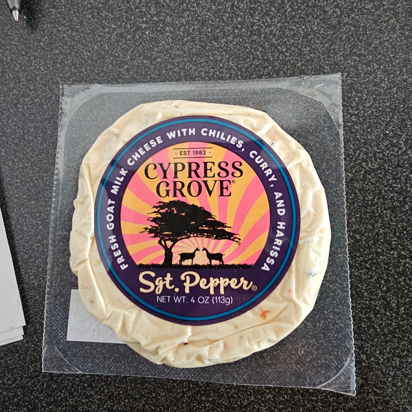 Sgt. Pepper Cheese (Cypress Grove, Goat's Milk)