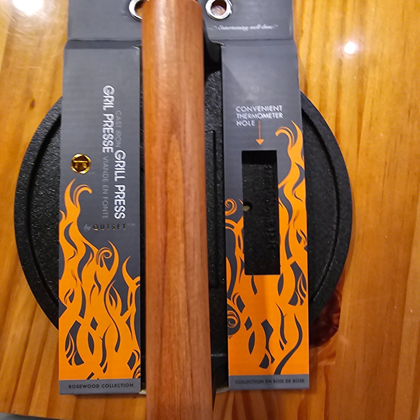 Professional Smashburger Cast Iron Double Grill Press