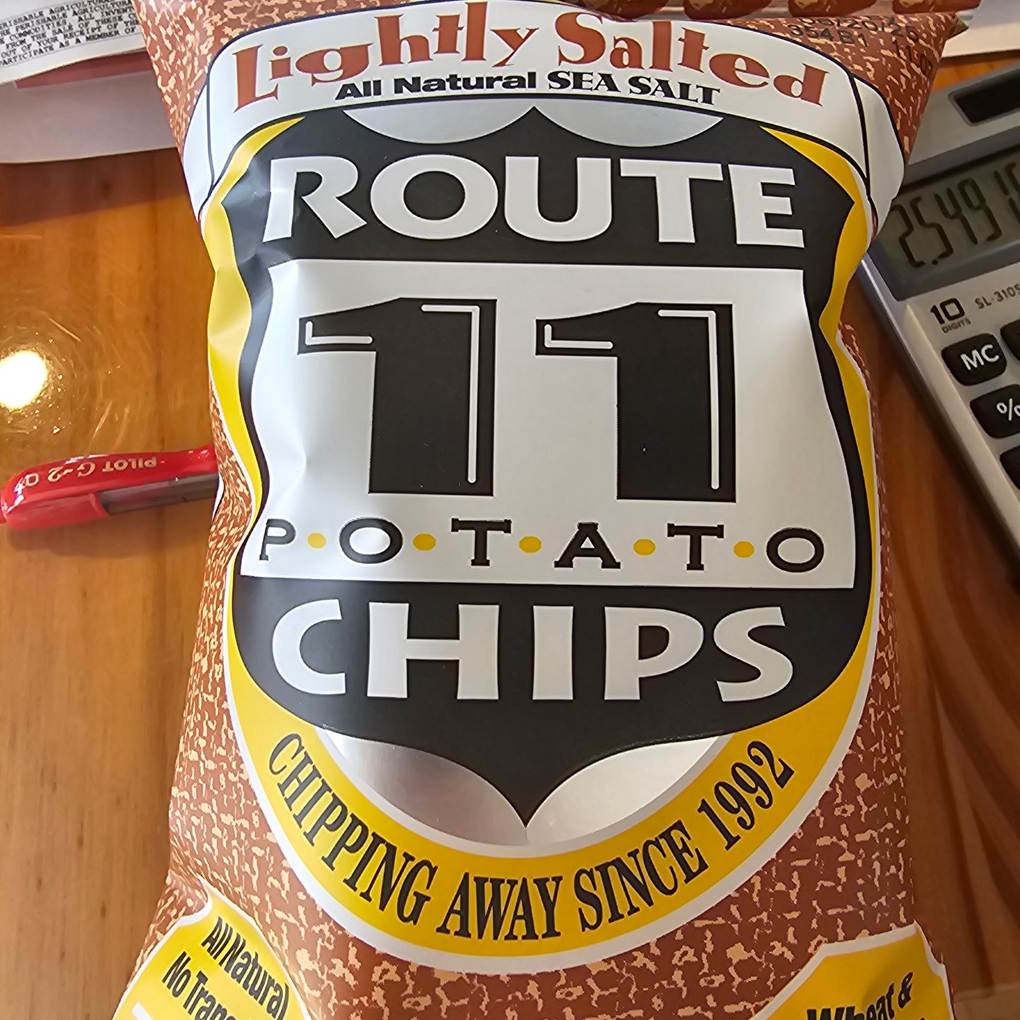 Route 11 Light Salted Chips 2 oz.