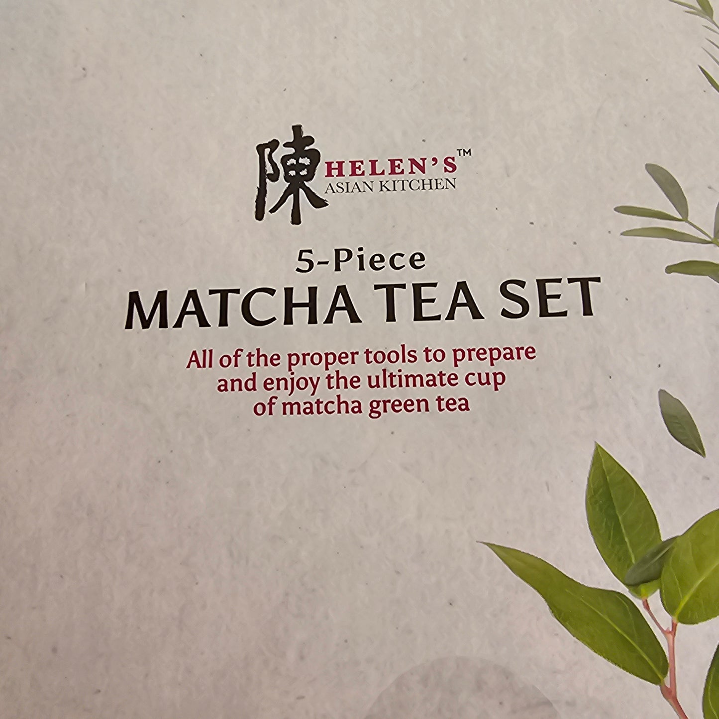Helen's Asian Kitchen 5 Pc Matcha Tea Set