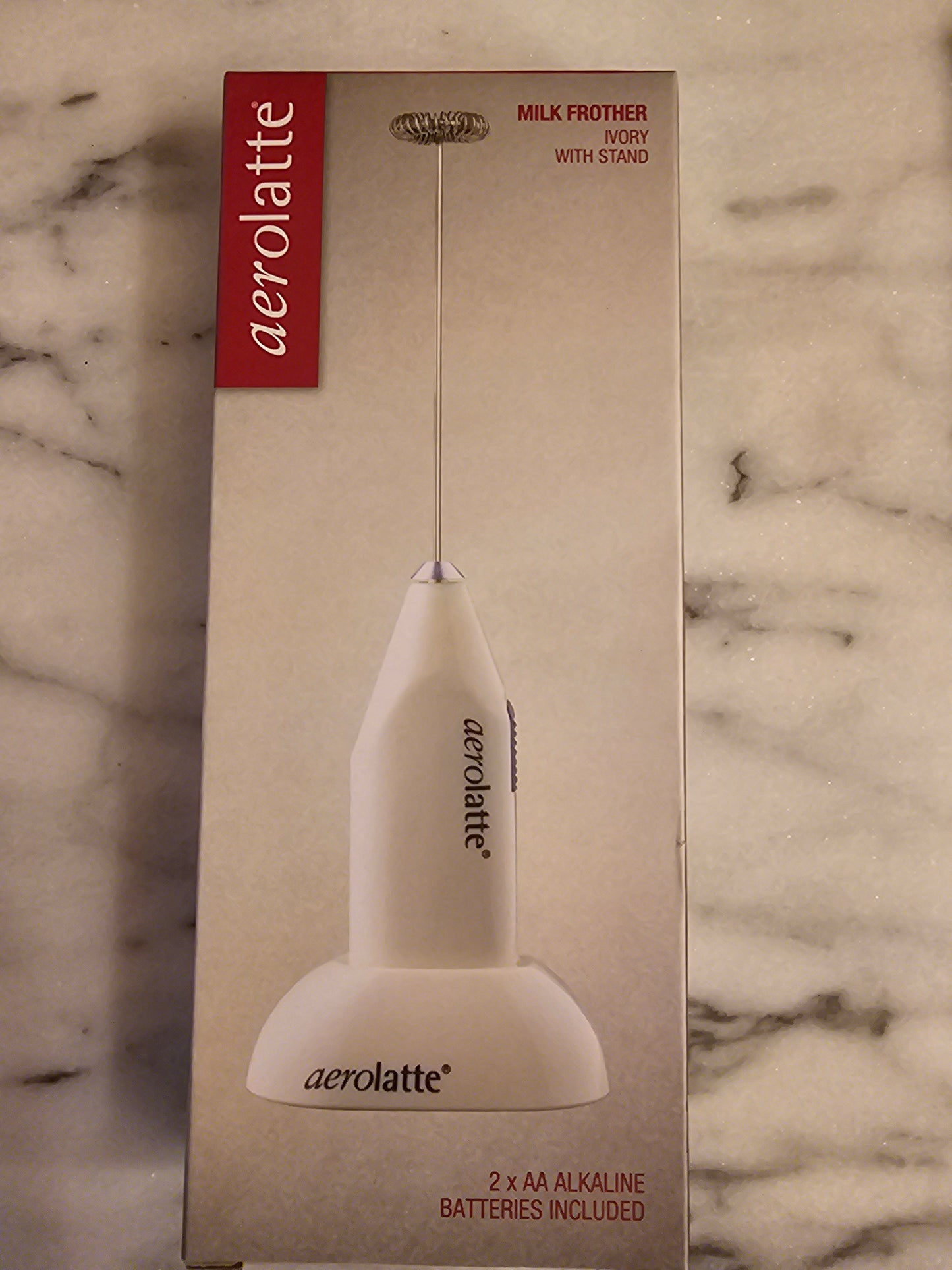 Aerolatte w/stand Ivory