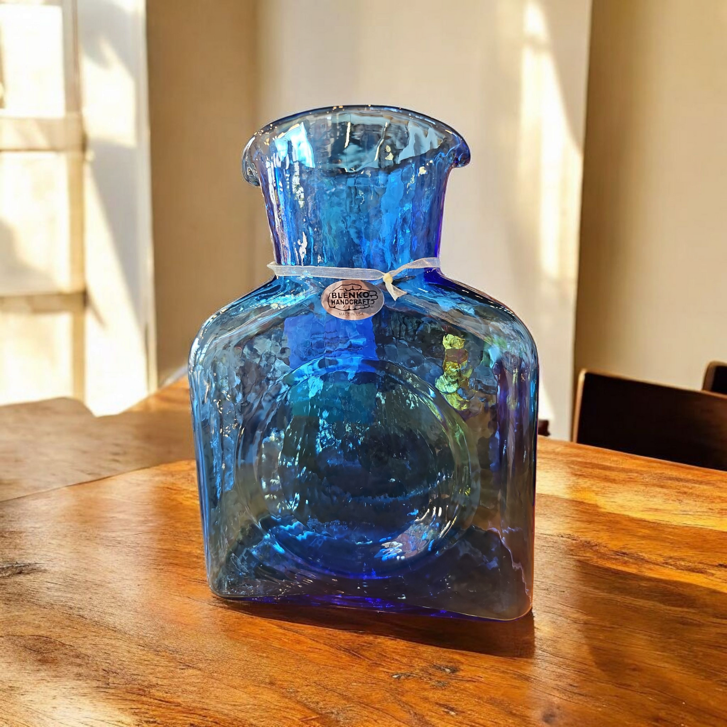 Blenko Azure Large Water Bottle