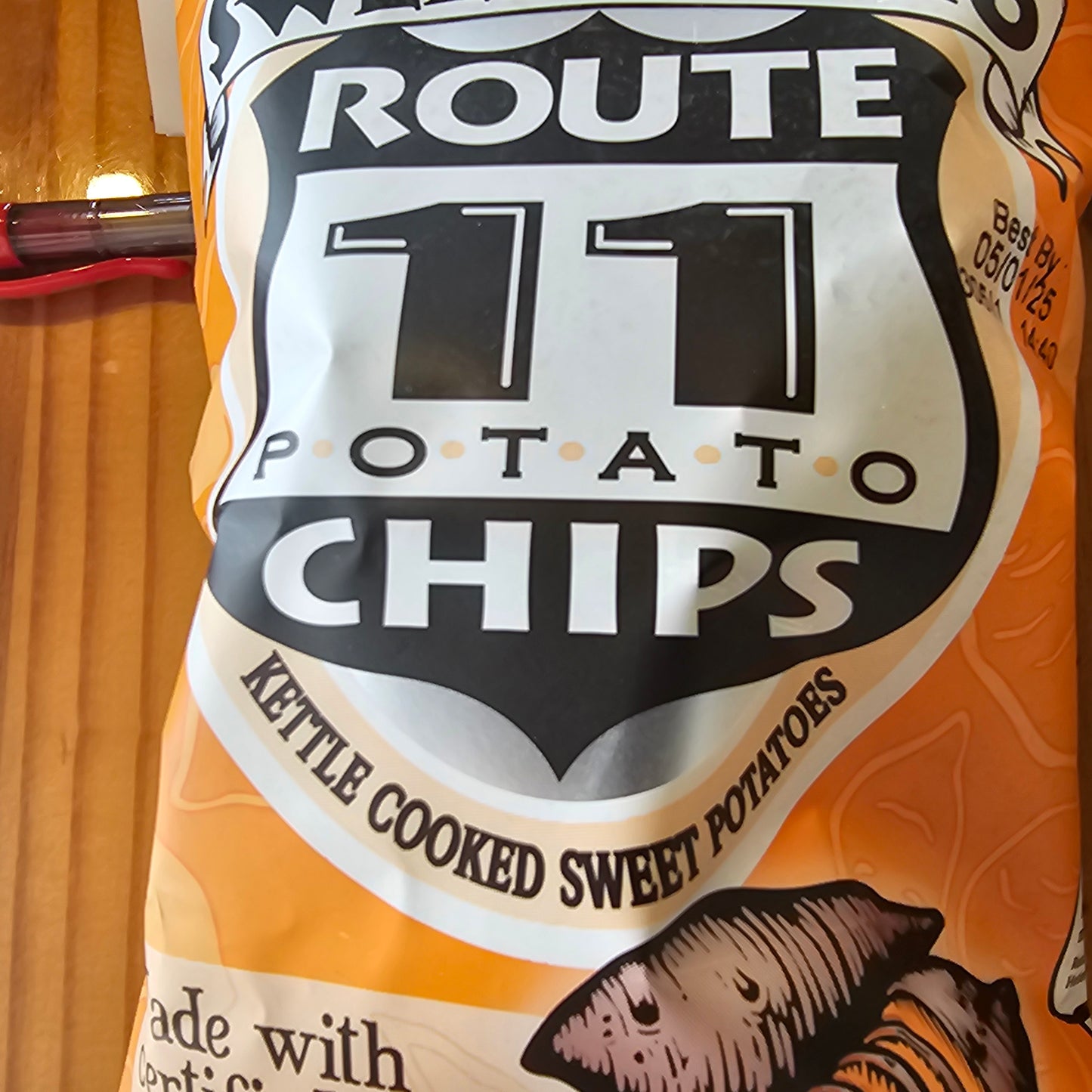 Route 11 Sweet Potato Chips 2.0 oz.