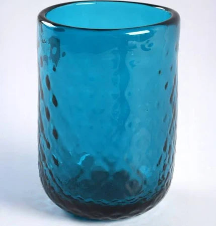Blenko Cerulean Small Diamond Optic Tumbler