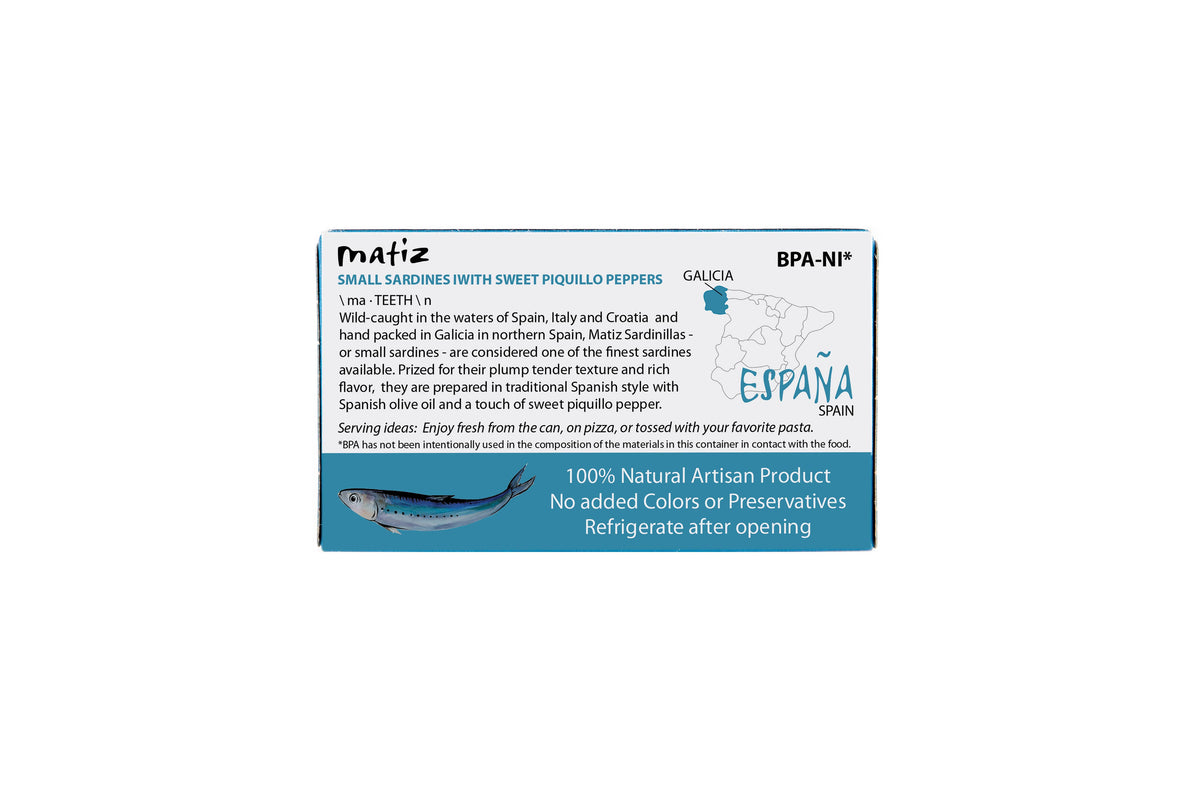 Matiz - Matiz Sardinillas with Piquillo - 3oz Tin