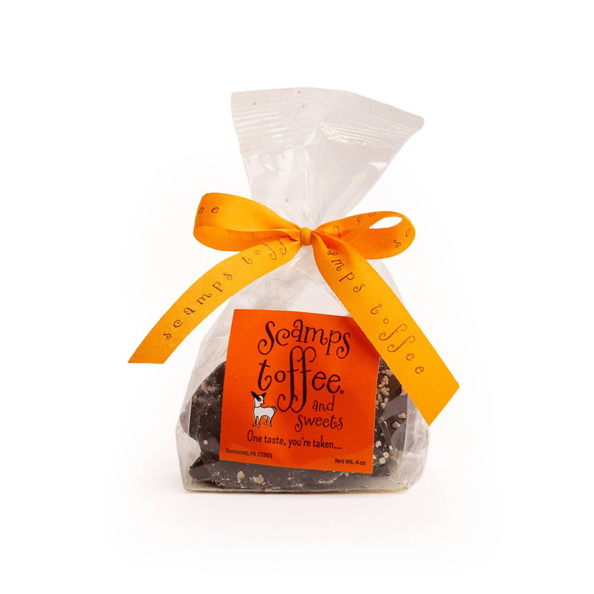 Scamps Toffee 4oz Bag - Toffee - Milk Chocolate Covered
