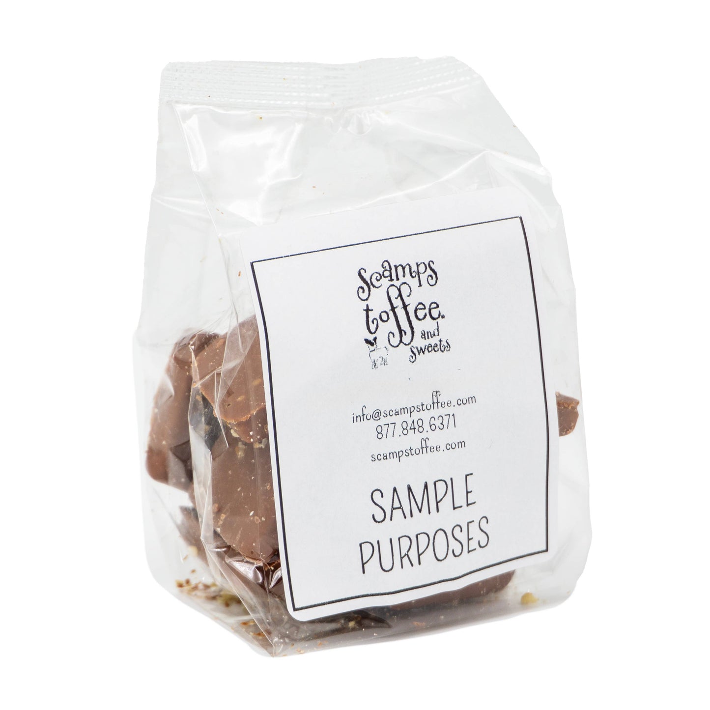 Scamps Toffee - Toffee Sample Bag - 4oz