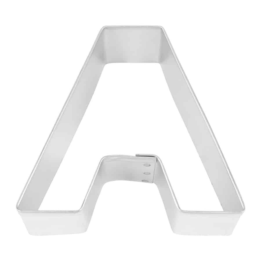 R&M International - Letter A Cookie Cutter (3")