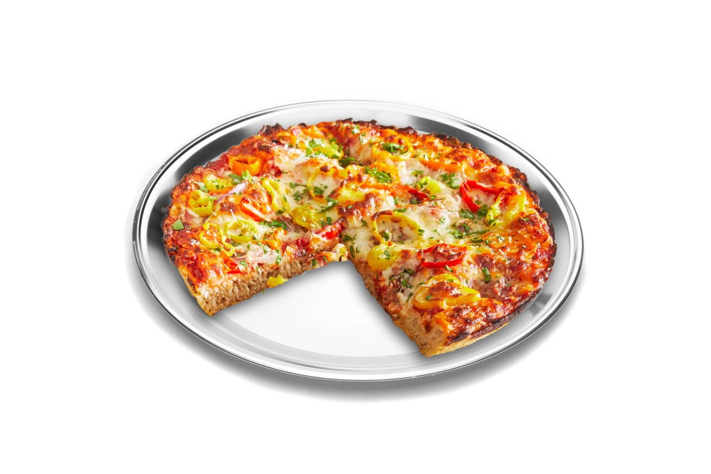 Fox Run Pizza Pan, Stainless Steel, 16-Inch Round Tray