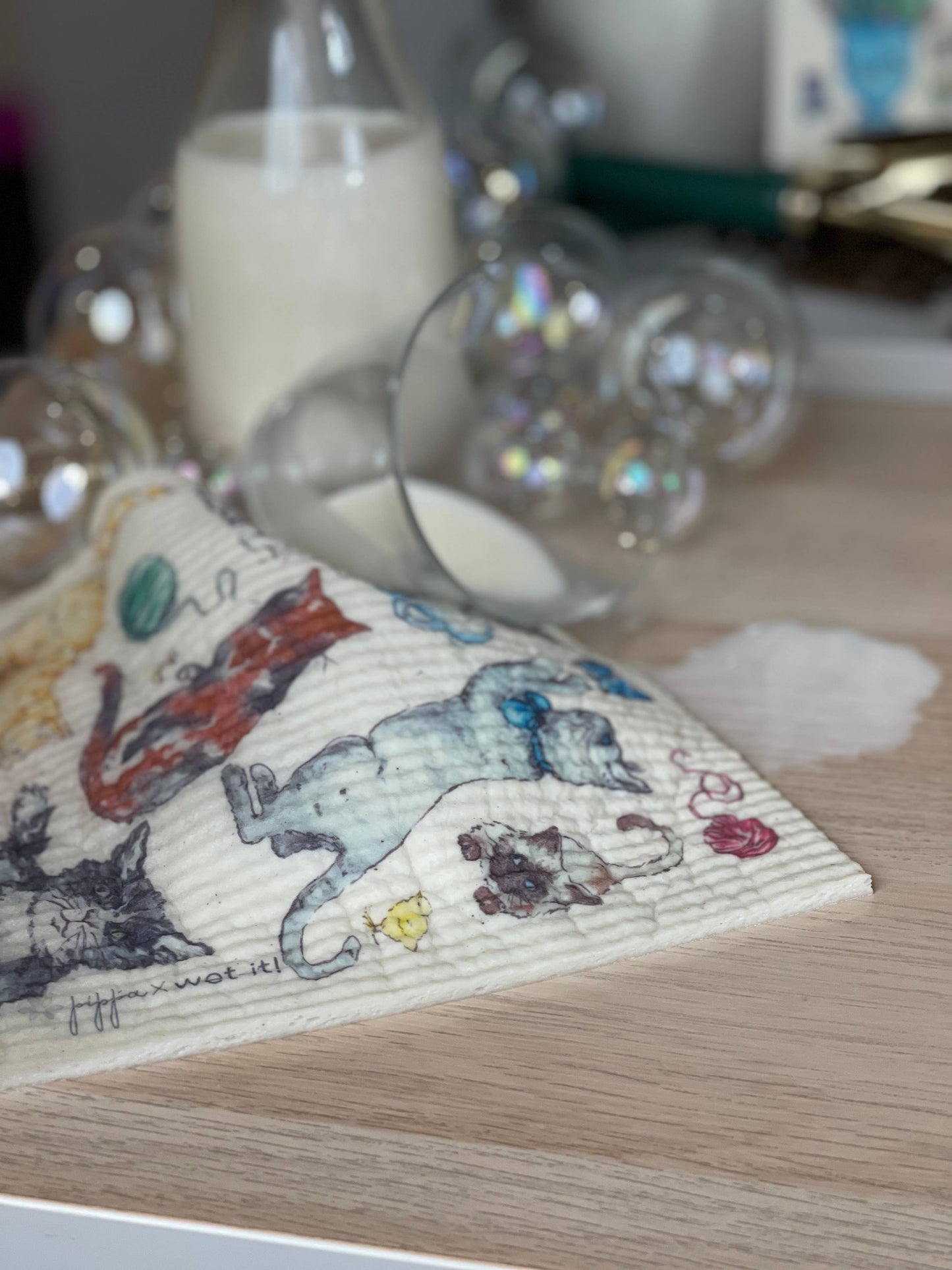 Wet-it! - Fine Feline Swedish Cloth
