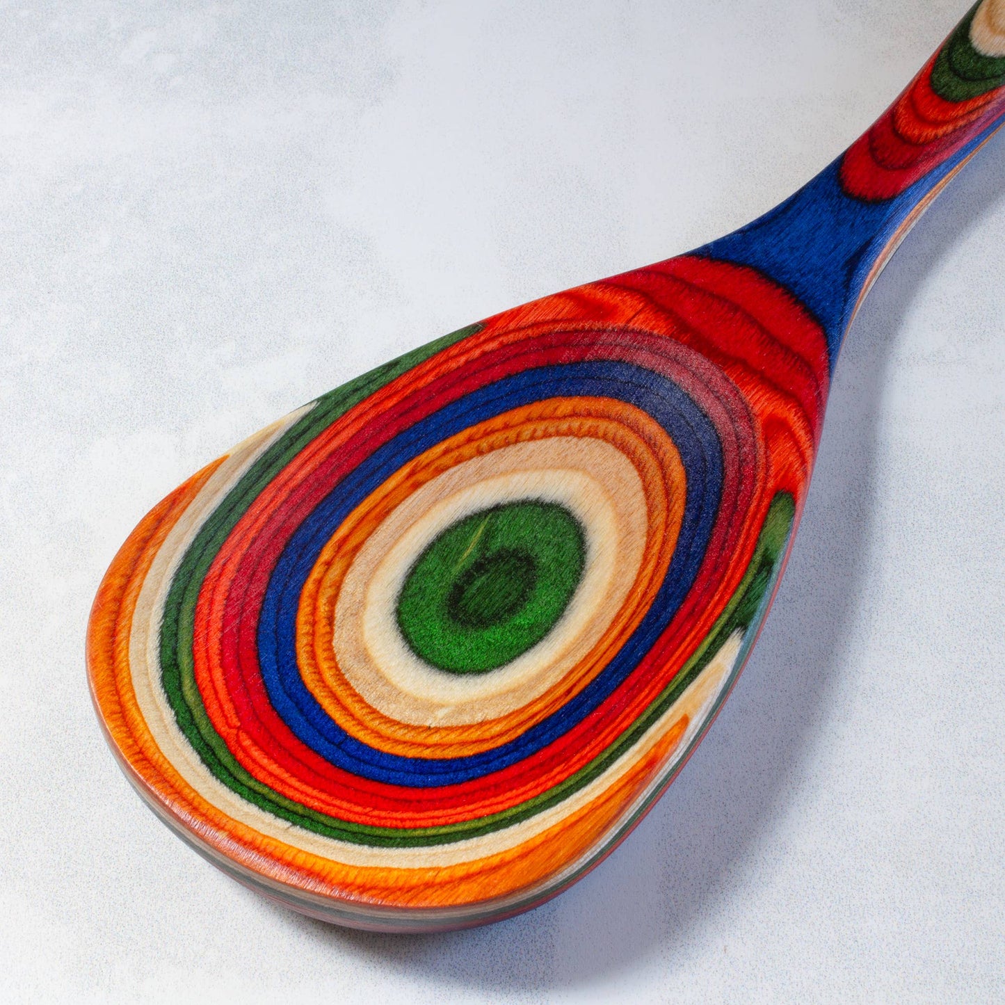 Totally Bamboo - Baltique® Marrakesh Colorful Wooden Cooking Spoon, 12.5"