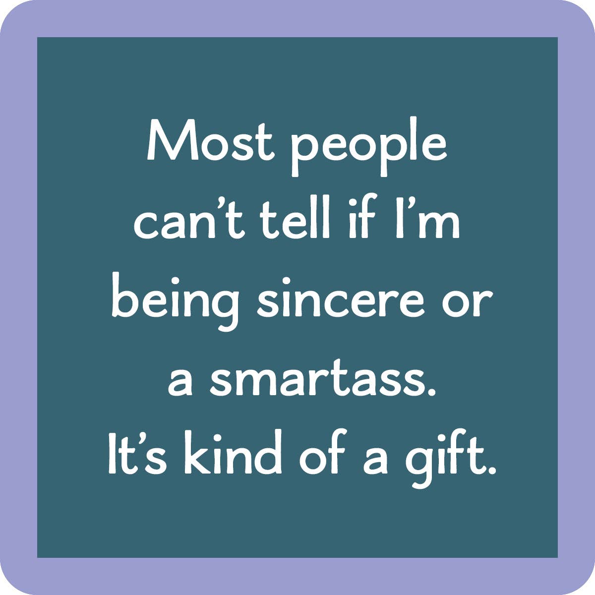 COASTER Smartass | Funny Party Gift | Home Bar Decor