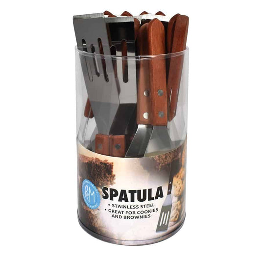 R&M International - Spatula Slotted Stainless Steel Bucket /24