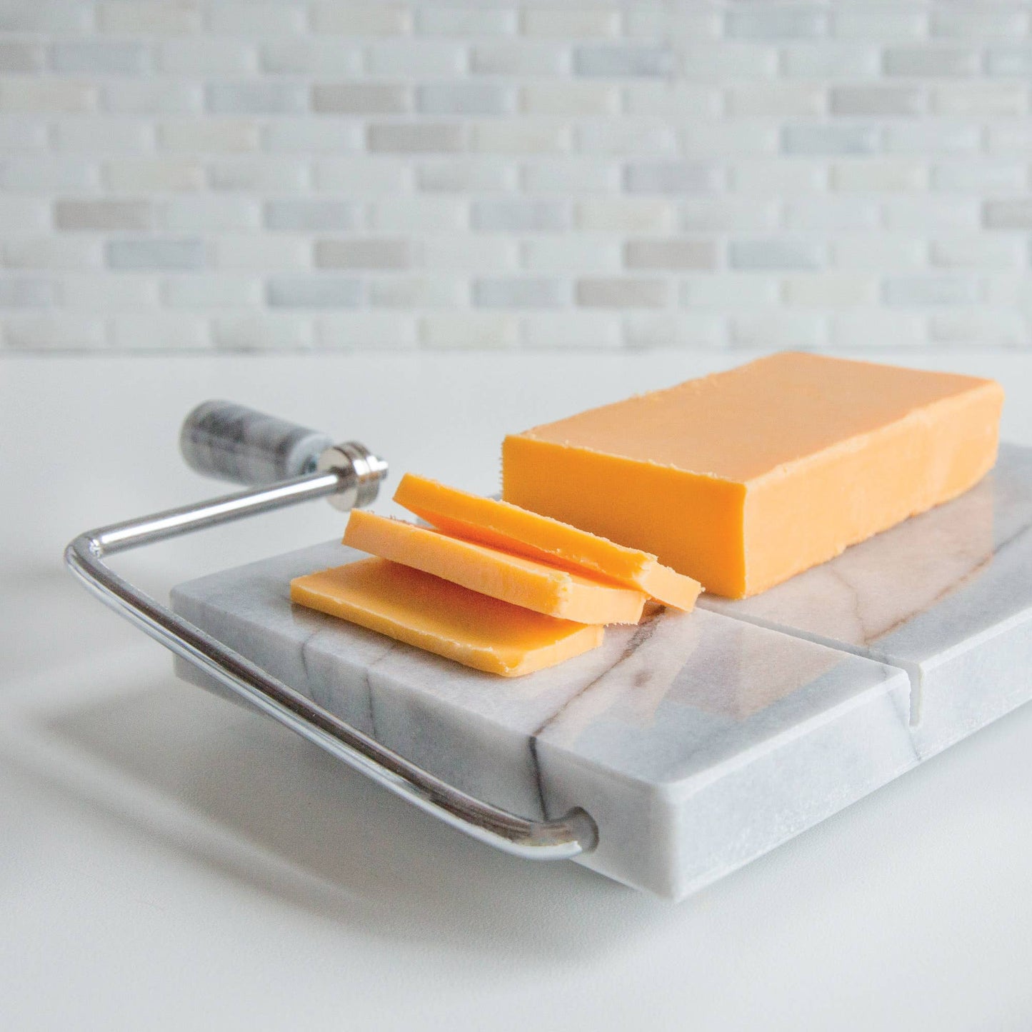 Fox Run Marble Cheese Slicer, 2 Replacement Wires, 8" x 5"