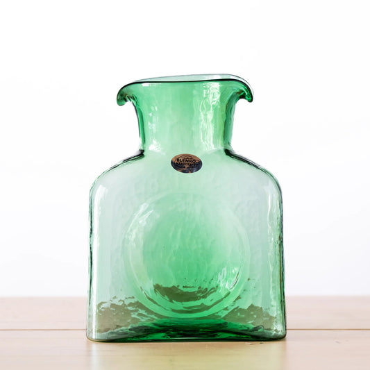 Blenko Large Spring Green Water Bottle