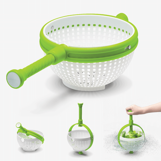 Dreamfarm - Spina® - 2-in-1 Colander and In-sink Salad Spinner