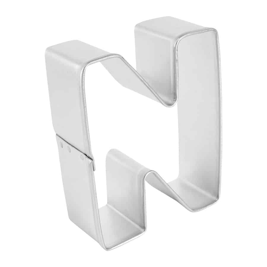 R&M International - Letter N Cookie Cutter (3")